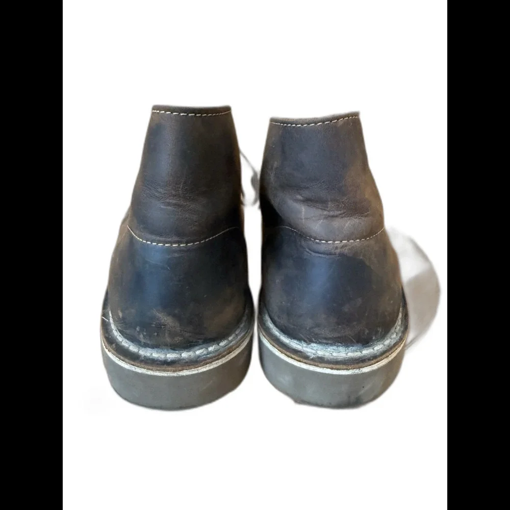 Clarks Mens 12 M Beeswax Brown Distressed Leather Desert Chukka Boots 15522